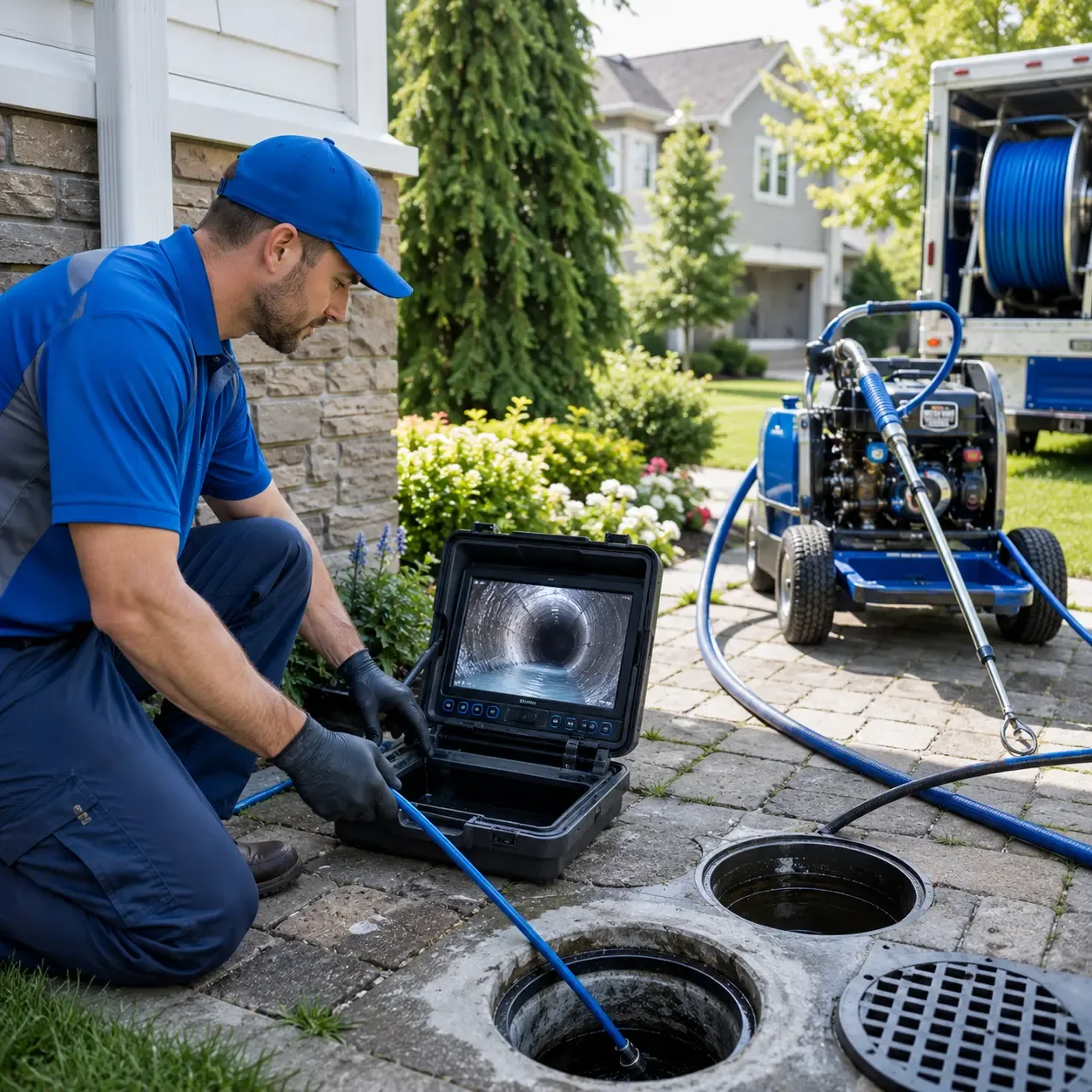 Outdoor drain cleaning professionals serving Cades, SC