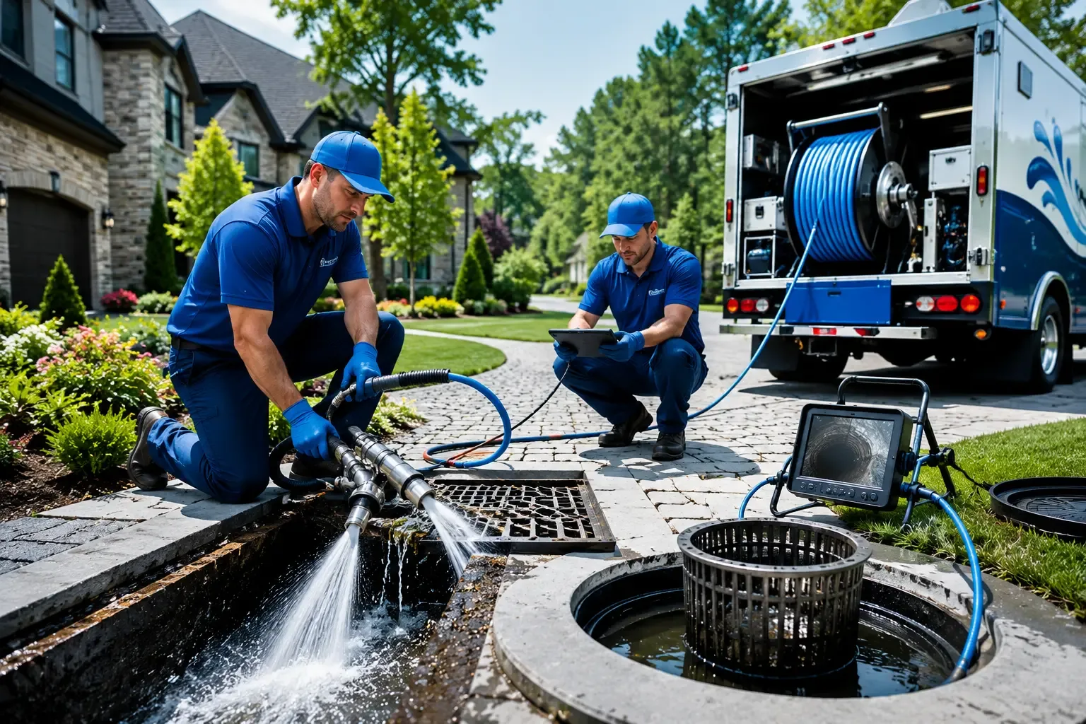 Local outdoor drain cleaning professionals in Cades, SC